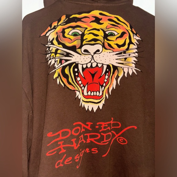 Ed Hardy Other - Christian Audigier rare mint French terry oversized large men’s ed hardy